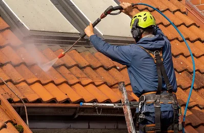Démoussage et hydrofuge de toiture à Brognon